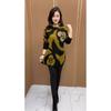 Mom's Large Size Knitted Sweater Women's Autumn Winter New Fashion Versatile Foreign Style Mid-length Bottoming Shirt