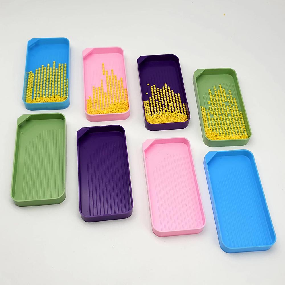 3/4 Set Diamond Painting Plates Diamond Art Painting Bead Sorting Trays Diamond Art Accessories for DIY Art Craft