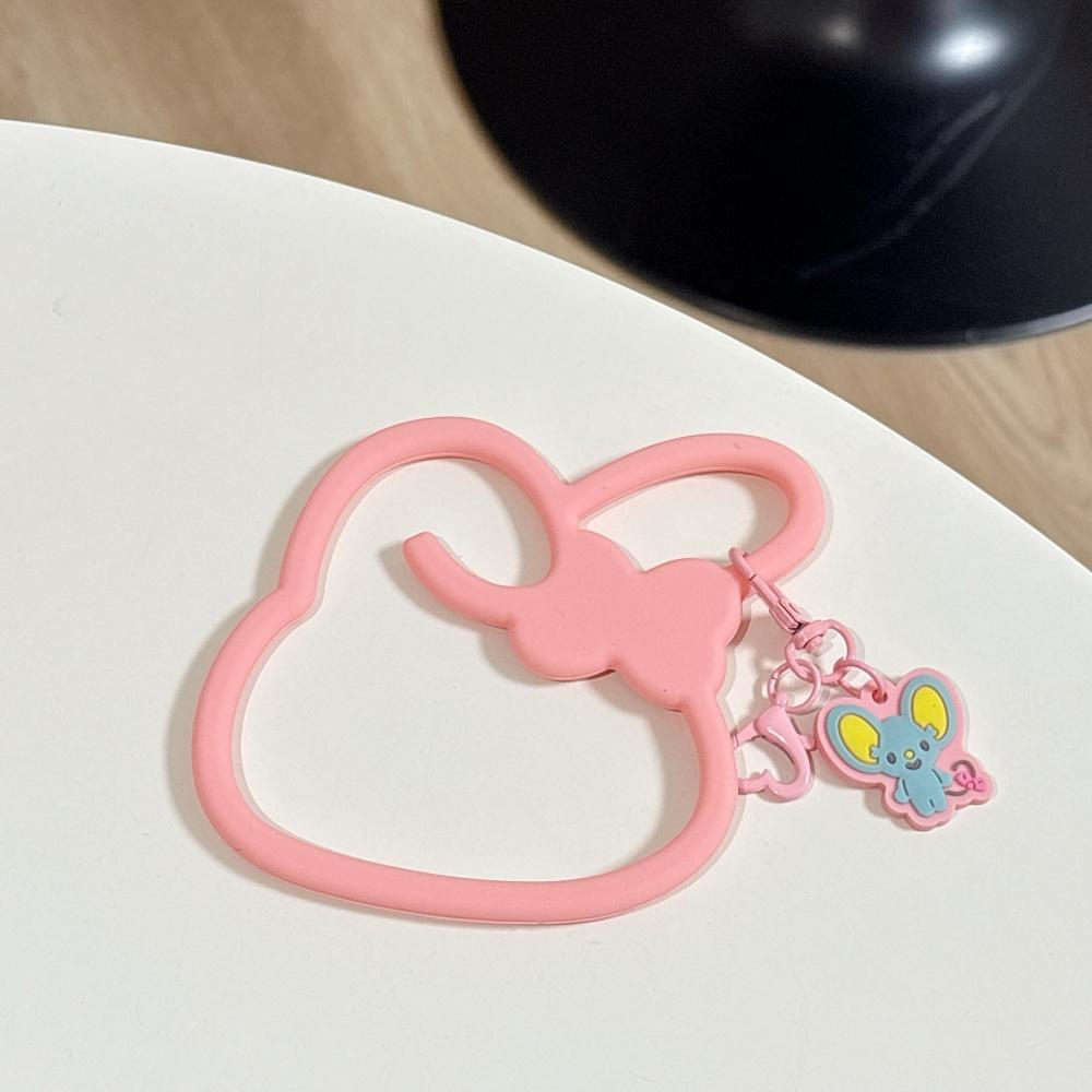 Sanrio Cute KT Kuromi My Melody Melody Style Mobile Phone Lanyard Soft Tape Gasket Silicone Small Anime For All Smartphones розовый