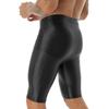 Mens Glossy High Waist Shorts Elastic Sports Leggings Workout Swimwear Gym Bottoms