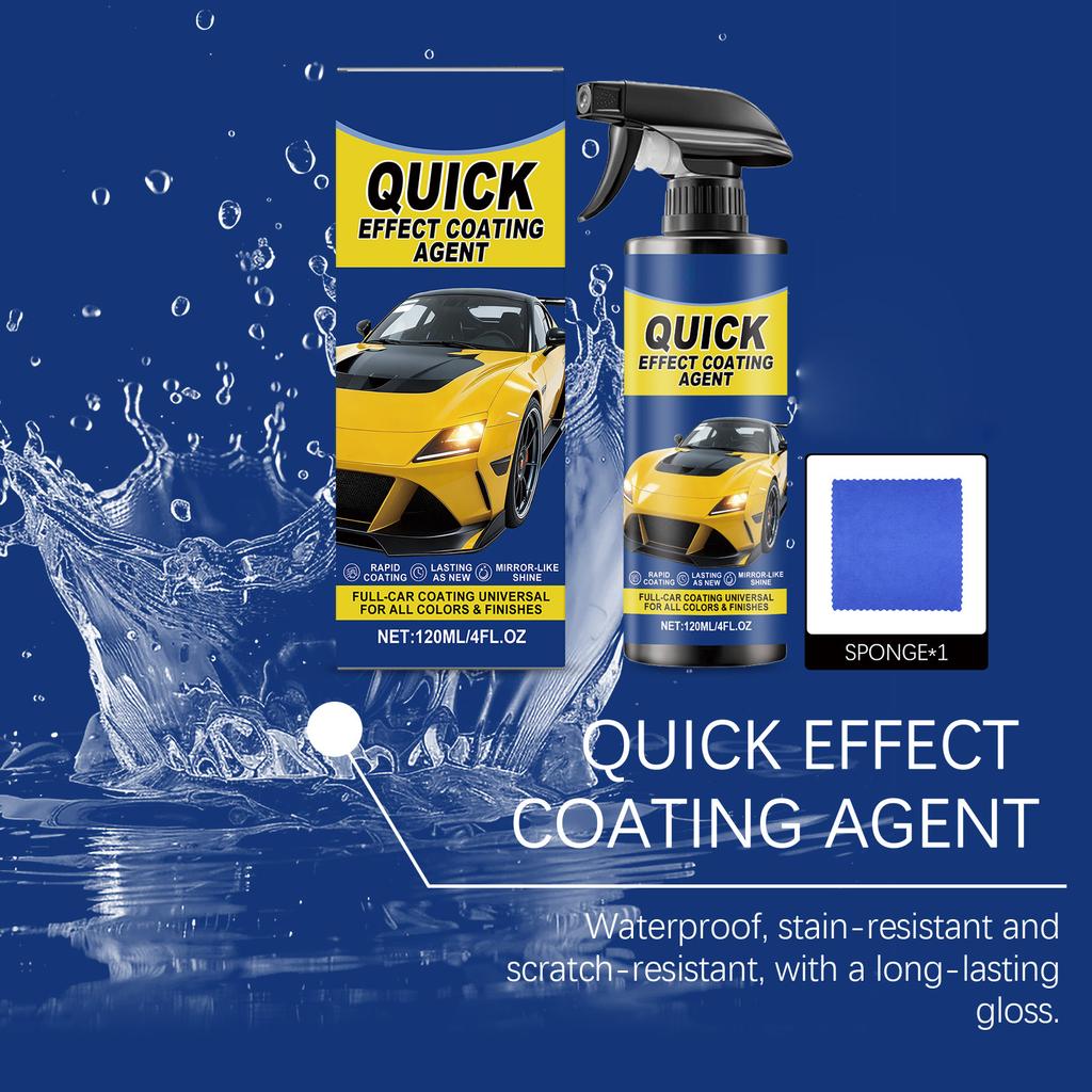 Automotive Ceramic Coating Spray Automotive Paint Surface Maintenance Restoration Gloss Care And Coating Agent 120ml