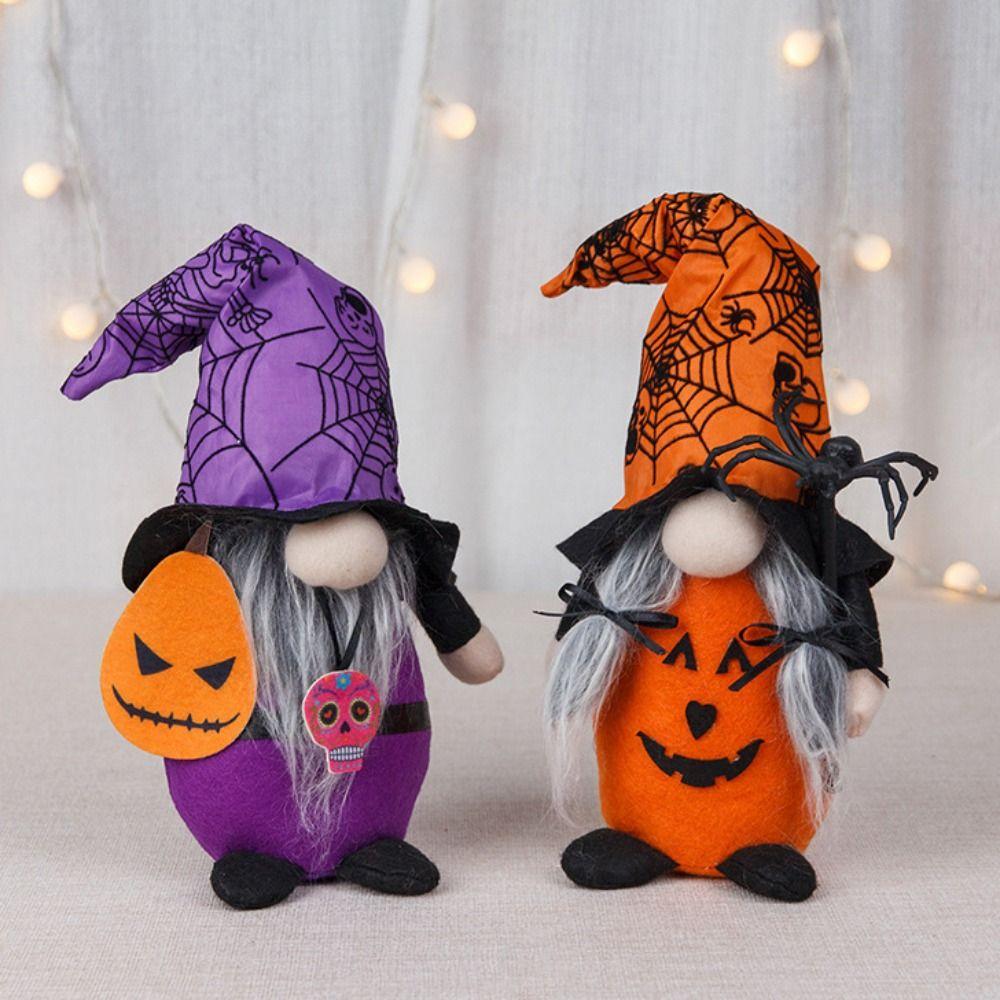 Portable Faceless Doll Cute Dwarf Plush Doll Funny Halloween Gnomes Doll  Festival