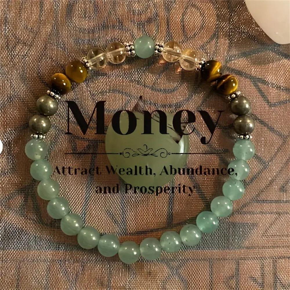 Green Aventurine Citrine Tiger Eye And Labradorite Beaded Bracelet Balanced Fashion Jewelry For Men And Women Daily Wear Simple Versatile Accessory
