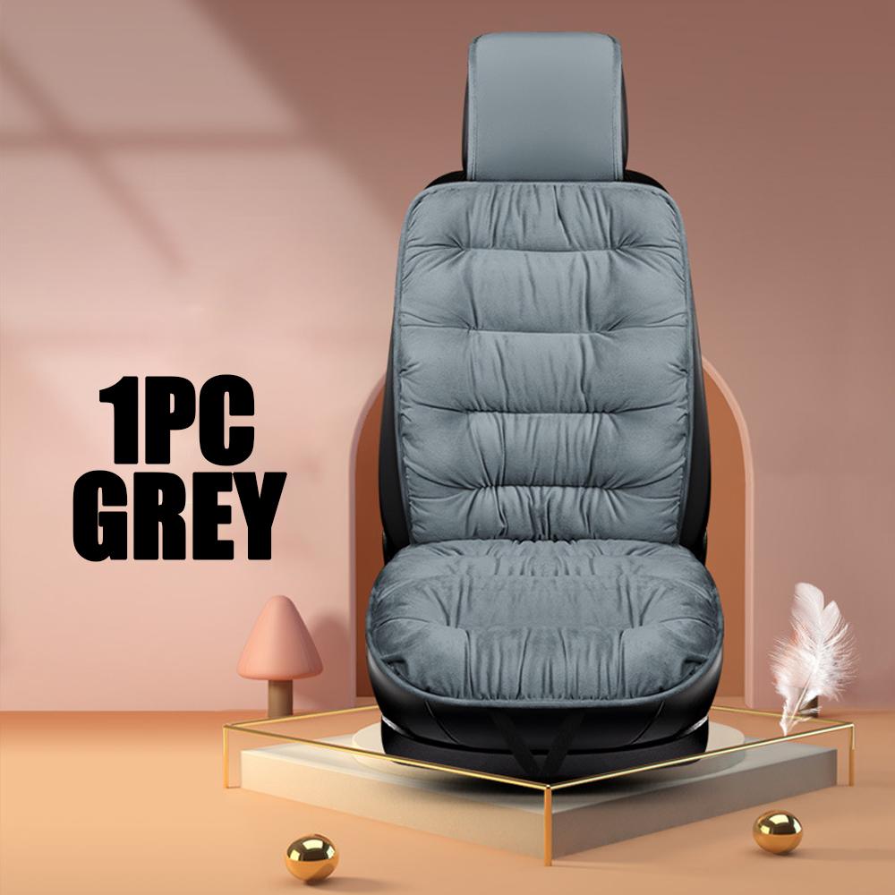 Husă de Iarnă pentru Scaun Auto cu Suport pentru Spate, Caldă, Perna pentru Scaun Auto, Protector Scaun Față, Huse Interioare Auto Universale SUV Sedan