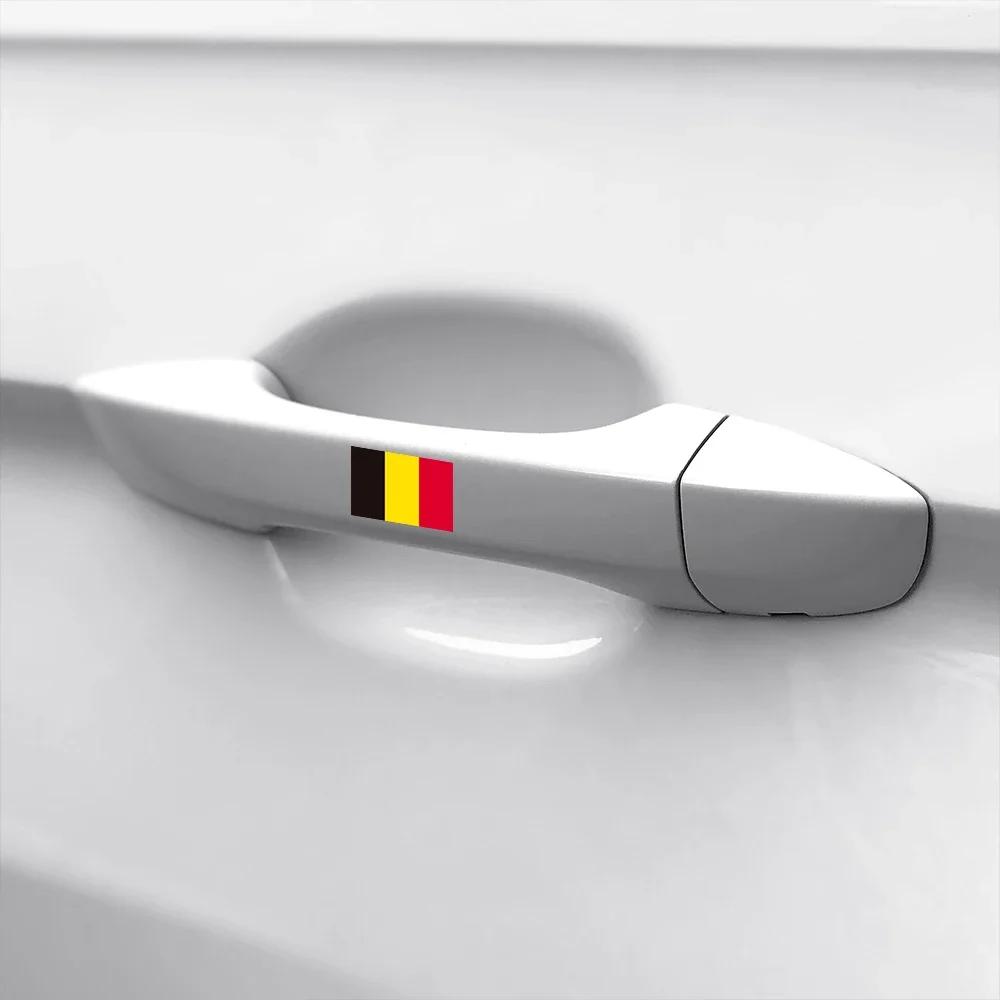 Adesivi Personalità per Auto Bandiera Belga Auto Moto Decorazioni Fai da Te Adesivo in Vinile Impermeabile Decalcomanie Stilistiche Accessori per Styling Auto