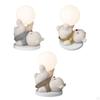 Cute Bear Statue USB Charging Night Lamp Table Ornament for Kids Adults