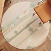 Cream Style Bedroom Decor Round Carpet Thicken Plush Carpets for Living Room Fluffy Soft Lounge Floor Mat Washable Cloakroom Rug
