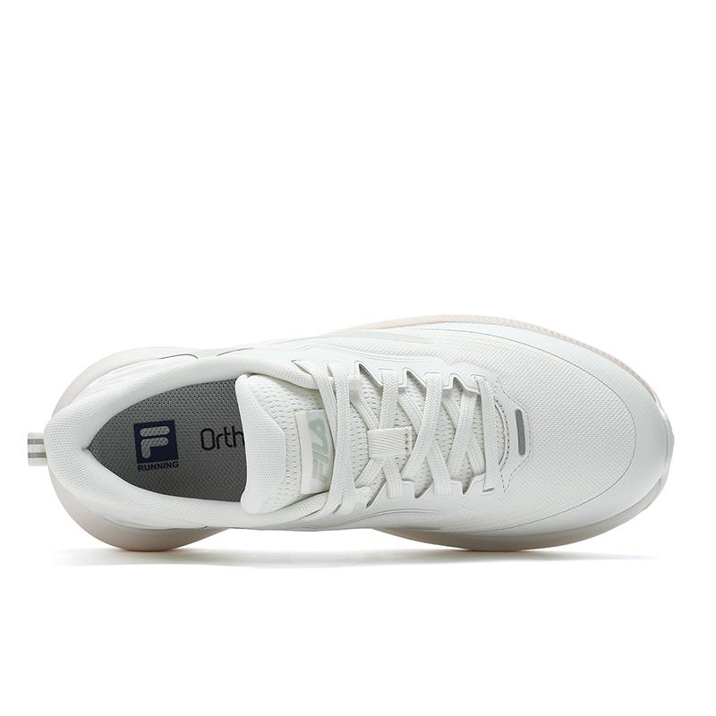 FILA Flow 2 Comfortable Minimalist Low-Top Running Shoes Women sneaker White A12W441117FSW