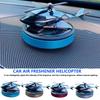 Helicopter Car Air Fresheners Helicopter Shape Dashboard Car Aromatherapy Diffuser Rotation Car Perfume Diffuser Ornament
