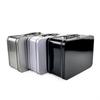 Tinplate Metal Storage Box White Black Silver Cake Packaging Box Lunch Box  Money Contain
