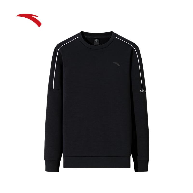 Anta Men's Plush Lined Round Neck Sweatshirt