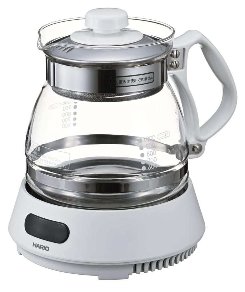 HARIO skleněný mikropočítač Decoction N White Decoction s časovačem HMJN-1000-W