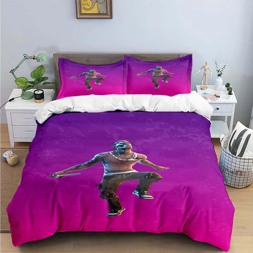 3D Fashion Game Cartoon Character Print Bedding Sets Bed Supplies Set Duvet Cover Bed Comforter Set Bedding Set Gift