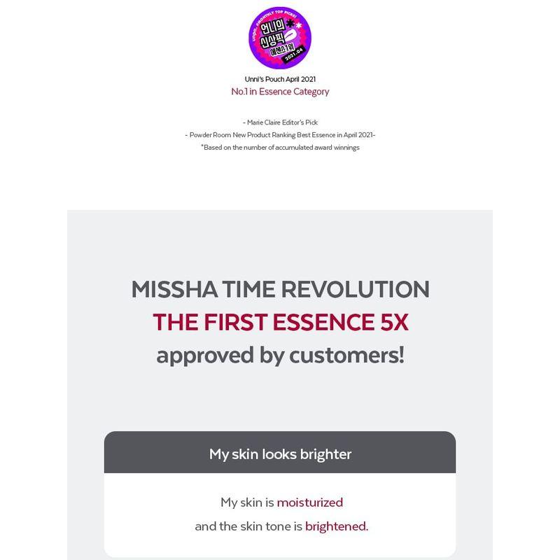 MISSHA Time Revolution The First Essence 5X