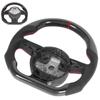 Carbon Fiber Steering Wheel Nappa Perforated Leather Fit for B8.5 RS3 RS4 RS5 RS6 RS7 20132016