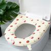 Cuscino per Sedile WC Stampato Impermeabile Universale per Tutto l'Anno Domestico EVA Schiuma di Silicone Coprisedile WC