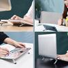 Suport reglabil pentru laptop pentru birou Ergonomic Aluminiu Pliabil Portabil Înălțătoare Suport Montură pentru Computer Notebook
