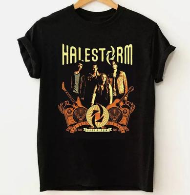 Halestorm Band Two Sets All Rock Tour T-Shirt Unisex All Size