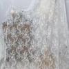 Light and Soft Lace Net Fabric with Floral Patterns Suitable for Wedding Dresses Formal Gowns and Designer Clothing Fabrics