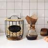 1pc Coffee Capsule Organiser Basket, Coffee Filter Organiser with Lid, Coffee Decoration for Coffee Bar, Organiser for K Cups Coffee Capsules