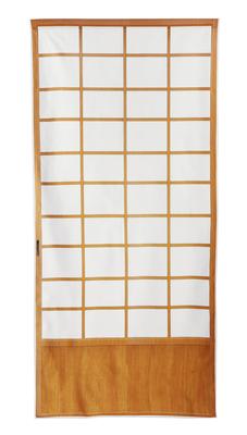 Noren Shoji Fusuma Room Optical Illusion Long Length Tension Room Dressing Privacy Faux Next.design Curtain, Screen, Door, Japanese-Style Entrance,