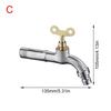 Outdoor Security Faucet 304 Rustproof Steel Construction Removable Anti Theft Lock Mechanism For Public Areas