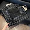 Silk scarf 71 * 71 imitation silk square scarf Korean atmosphere neck silk scarf flower pattern flower polka dot scarf