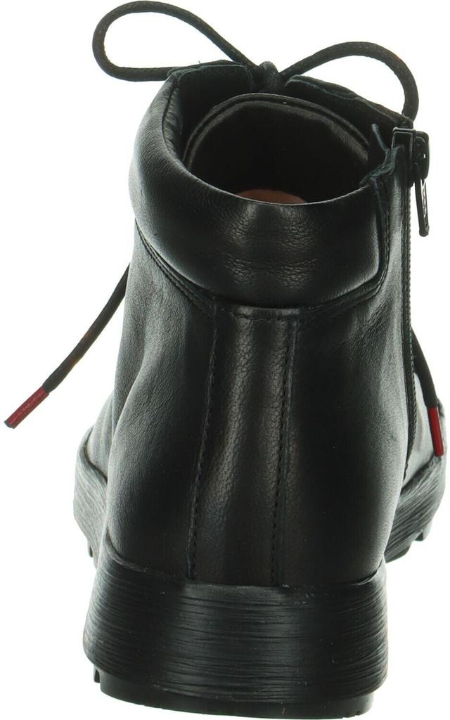 Think COMODA Stiefel mit Reißverschluss und Schnürsenkeln schwarz