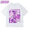 Boys and Girls Children Cotton T-Shirts with KPop Demon Hunters Cartoon Cute Fashionable Print Top