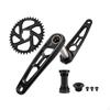 Mountain Bike Crankset OnePiece Straight Mount 170 Mm Crank Arms with Spindle for Cyclists,