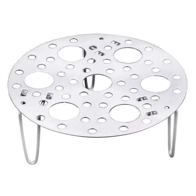Foldable Stainless Steel Multi-Functional Egg Steaming Rack