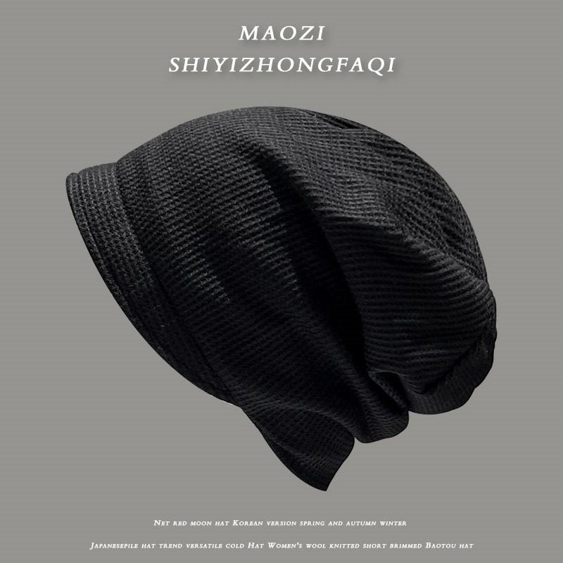 Стильная женская короткополая шапка-бини: Универсальная шапка-пуловер для весны и осени One Size