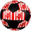 SIZE 5 Red Star Belgrade Soccer Ball Colorful All Ages Machine Stitched PVC Competition Ready Durable High-Bounce