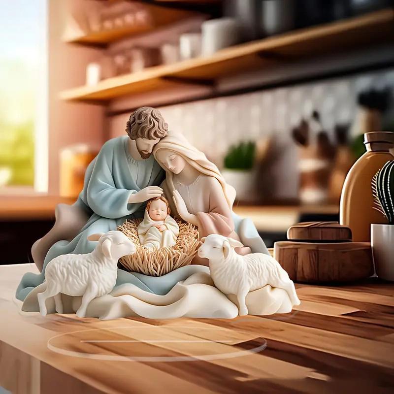 

Новая креативная акриловая подвеска в виде рождественской елки и Санта-Клауса, праздничное украшение F