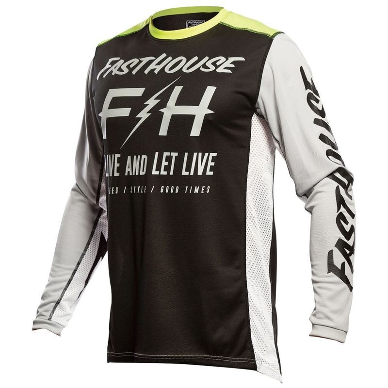 Fasthouse Men's Off-Road Motorcycle Downhill Suit Breathable Long Sleeve Mountain Bike Road Cycling Suit