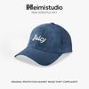 25 Early autumn new three-dimensional embroidered plush high-quality baseball cap versatile face small warm cap