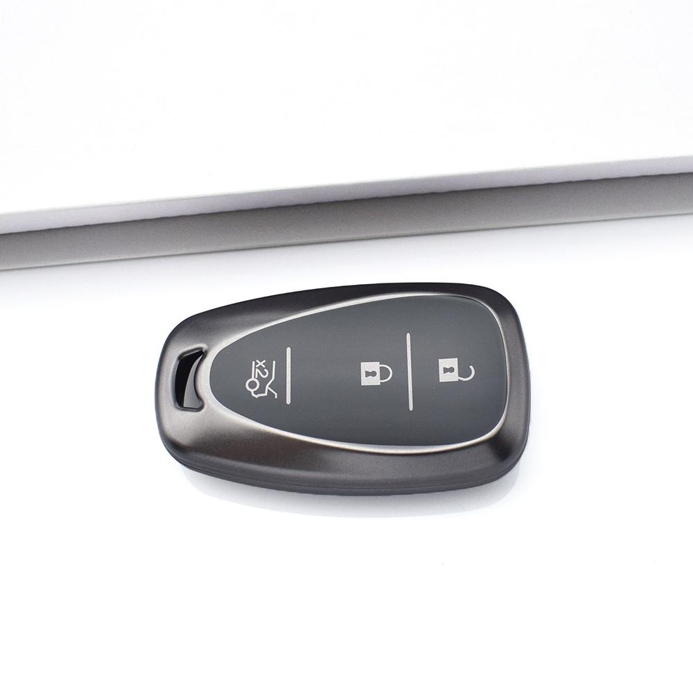 Soft TPU Car Key Case Cover Fob Shell Holder For Chevrolet Cruze Spark Sonic Camaro Volt Bolt Trax Malibu Accessories