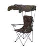 Heavy Duty Foldable Canopy Camping Chair Cup Holder Portable Beach Lounger 120kg Load Outdoor Lawn Camping Picnic Daily Rest