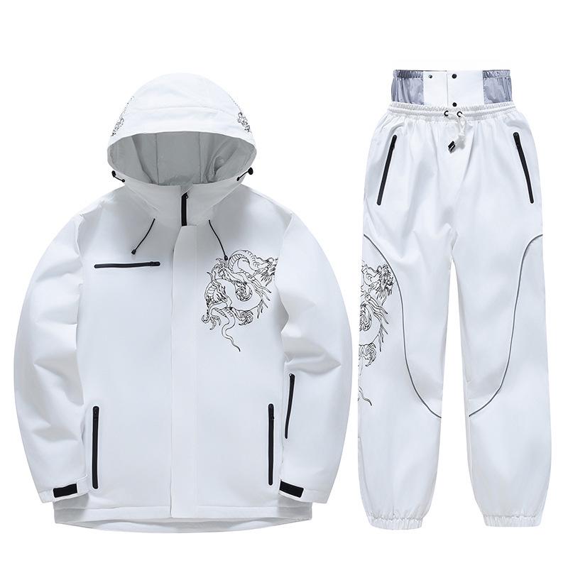 Winter-Skiset für Damen und Herren: Winddichte Wasserdichte Jacke und Hose