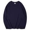 Men S Cotton Long Sleeve Round Neck Casual Solid T Shirt