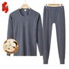 Elderly Winter Warm Round Neck Lounge Set