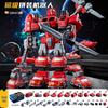 Children's 3D Magnetic Transforming Robot Car Toy - Versatile Warrior Model