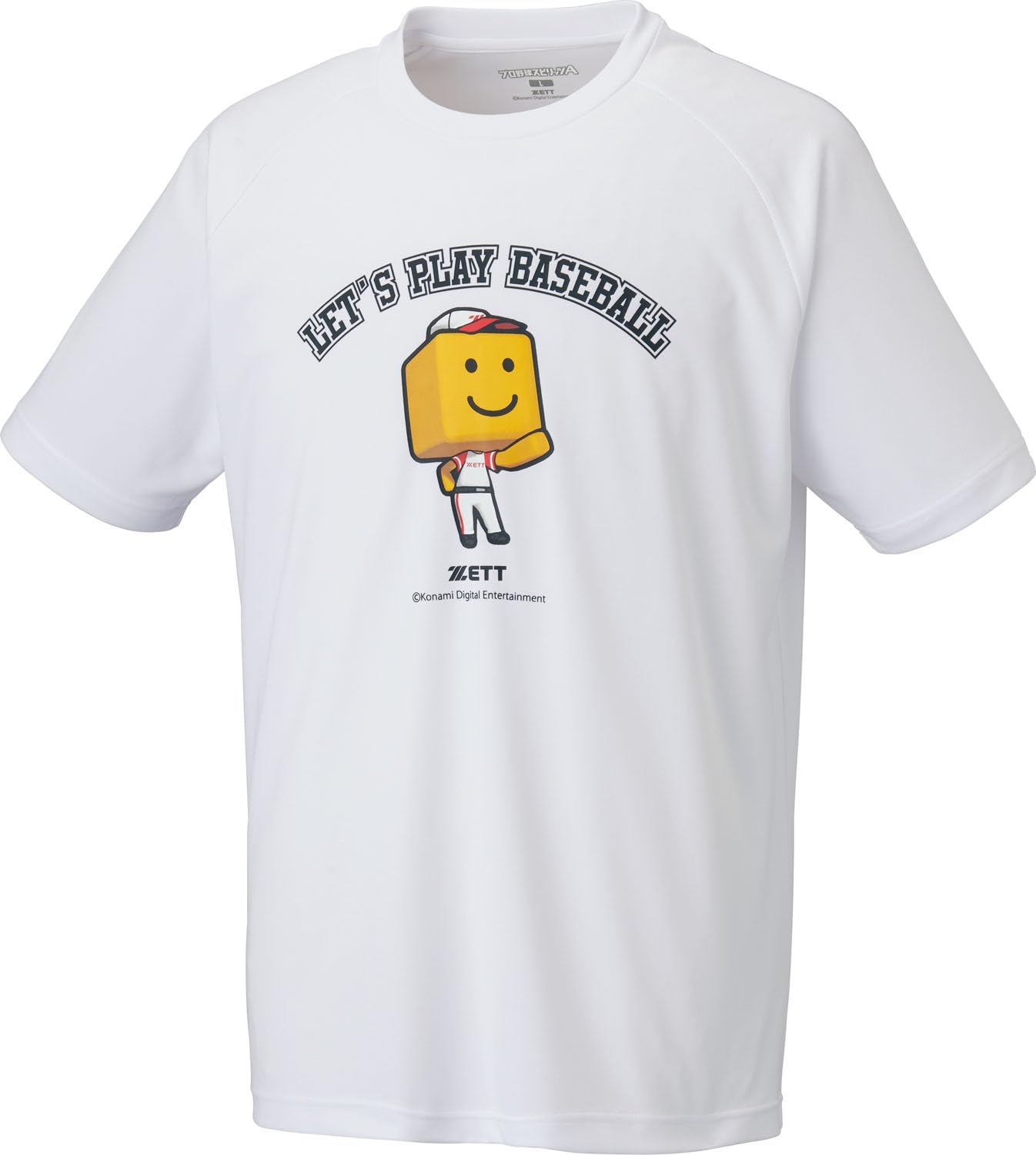 

Профессиональный бейсбол Spirits A BOT97107 Белый [ZETT] Футболка Chosoku-kun Мужская белый