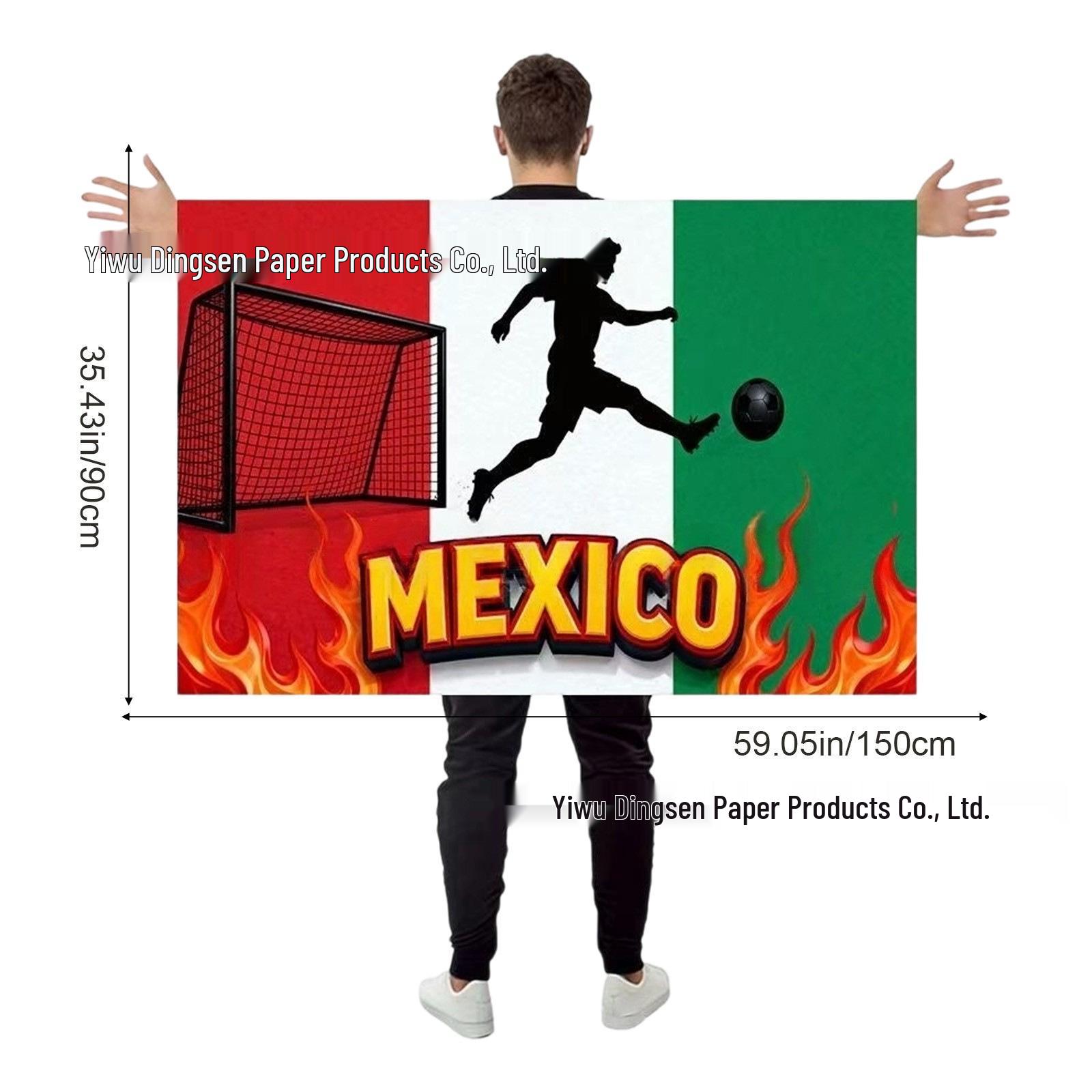 Mexico World Cup Football Party Tableware & Decoration Set