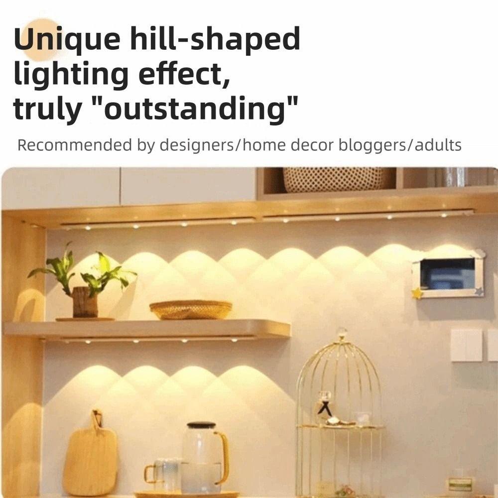 Rechargeable LED Motion Sensor Light Ultra-thin USB Rechargeable Led Lamp Cabinet Light  Desk