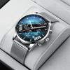 Top Men Watches Luxury Famous Brand da uomo in acciaio inossidabile con calendario a maglie, orologio da uomo d'affari, orologio al quarzo luminoso