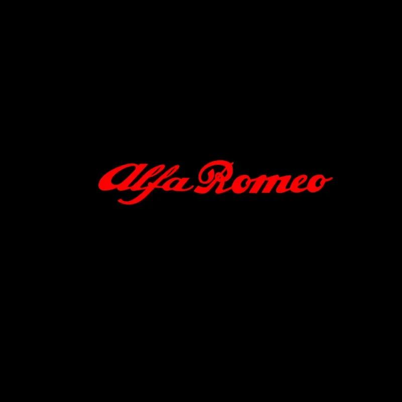 2Pcs Led Car Door Projector Laser Logo Light For Alfa Romeo Giulietta 2011-2019 Giulia Stelvio 2017-2023 Welcome Ghost Lights zl5