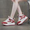 9976 Leather High-top Shoes Children's New Versatile Spring and Autumn Platform Sports and Leisure Shoes