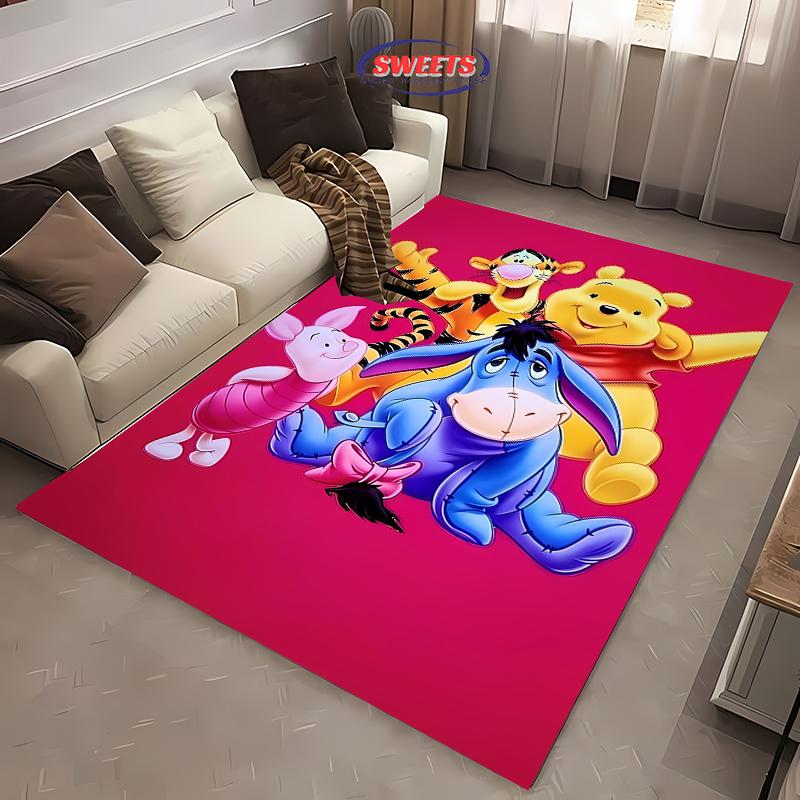 Neue Regale! Klassischer Disney Winnie Puuh Teppich, Wohnzimmer Schlafzimmer Kinderzimmer Wahl, Rutschfeste Maschinenwaschbare Matte