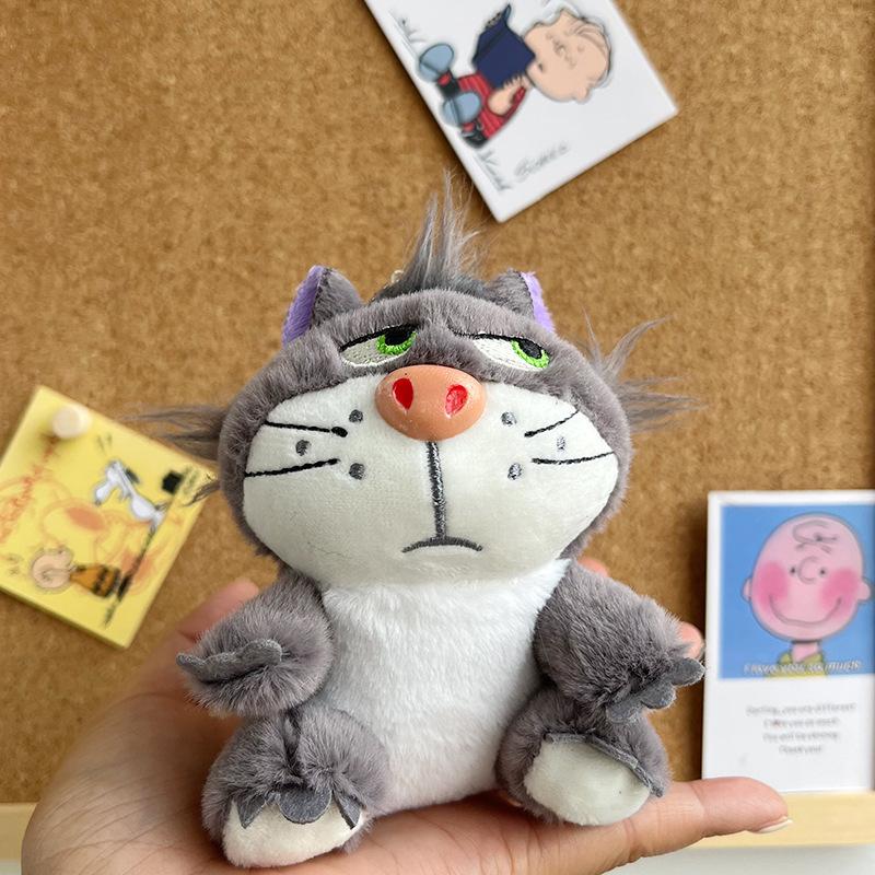 Non-Toxic 12Cm 4 Colors Lovely Lucifer Plush Keychain Doll Kawaii Bag Pendant Plush Stuffed Toy Backpack Pendant Birthday Gift For Childre